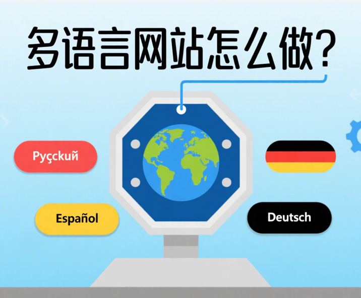 多语言网站怎么做？俄语/西班牙语/德语