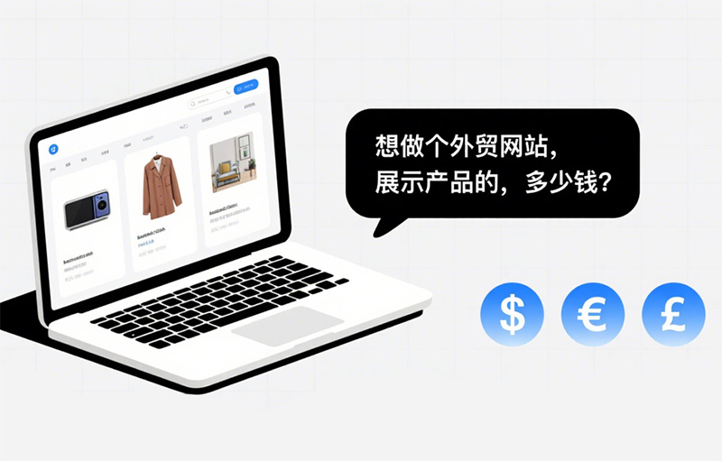 想做个外贸网站,展示产品的,多少钱？具体报价及费用？